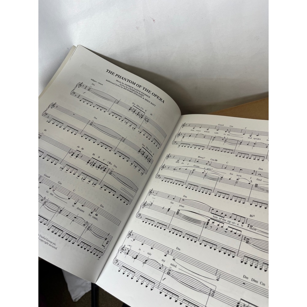 The Phantom of the Opera Sheet Music Piano Vocal Songbook Andrew Lloyd Webber - Picture 5 of 5